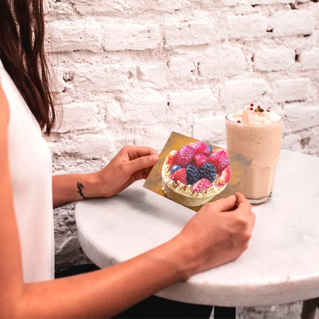 Home Baked Berry Tart Postcard (Creator Uploaded)