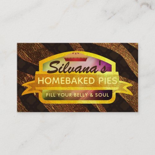 Home Baked Pies Slogans Business Cards