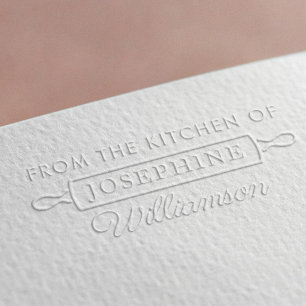 Home Baker Rolling Pin From The Kitchen of Name Embosser