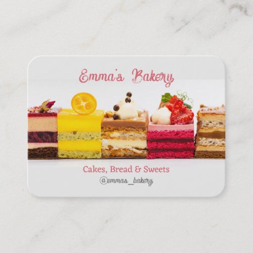 Home Bakery Business Card