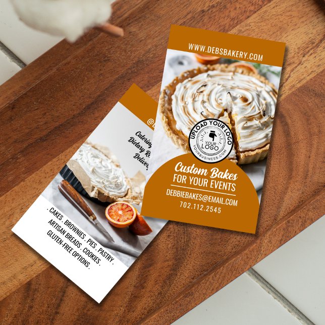 Home Bakery Photo Business Card (Creator Uploaded)