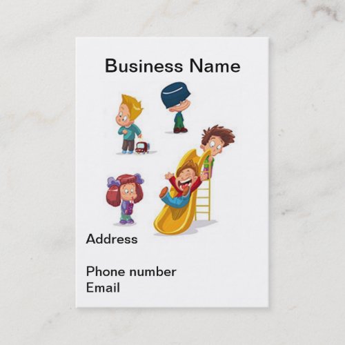 Home Based Child Care Business Card Templates