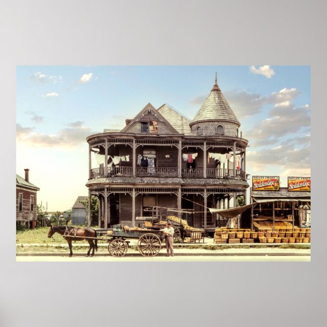 Home Based Fruit Stand - Houston Texas 1943 Poster (Front)