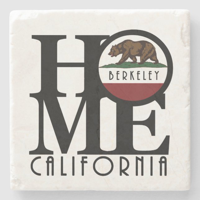 HOME Berkeley California Stone Coaster (Front)