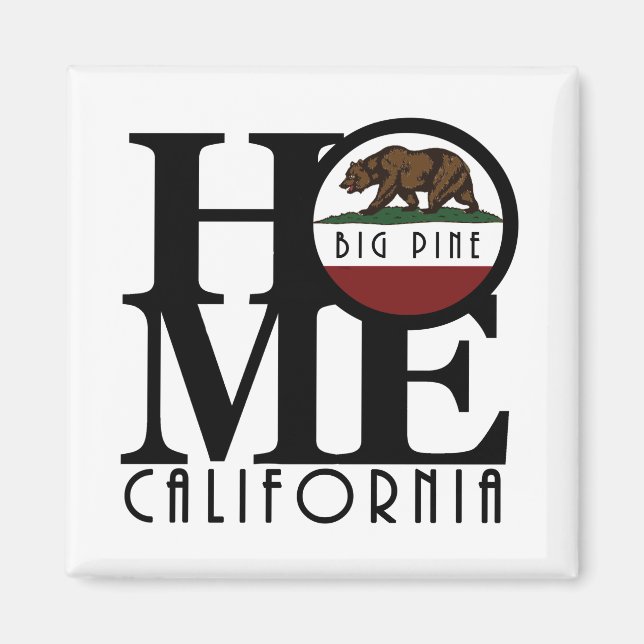 HOME Big Pine California Magnet (Front)