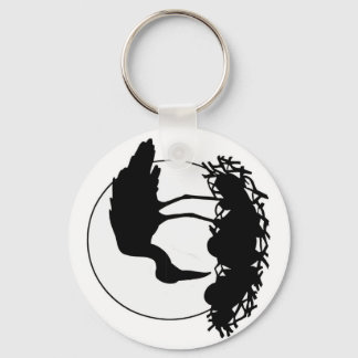 Home Birth Stork Key Chain