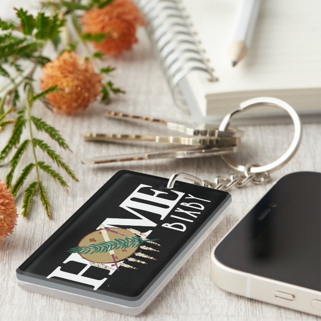 HOME Bixby Oklahoma  Keychain (Front Right)