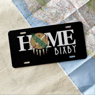HOME Bixby Oklahoma License Plate