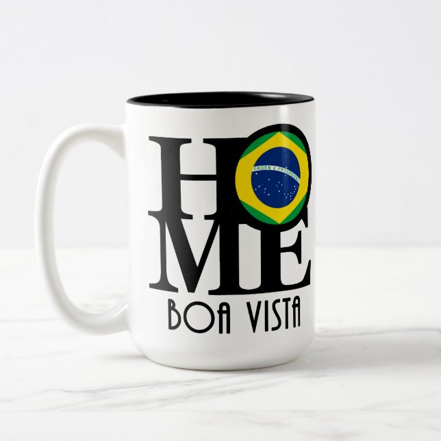 HOME Boa Vista 15oz Two-Tone Coffee Mug (Left)