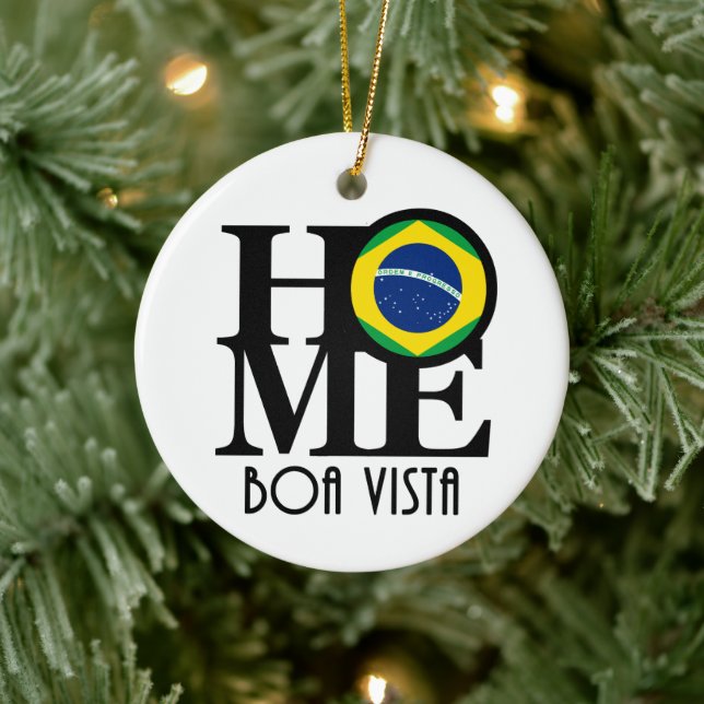 HOME Boa Vista Brazil Ceramic Ornament (Tree)