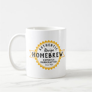 Home Brew Authentic Recipe Crest Coffee Mug