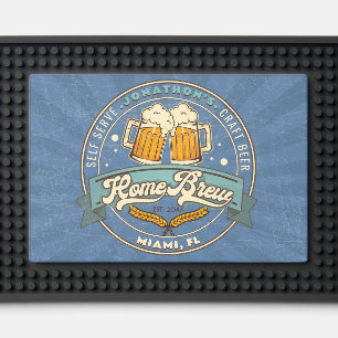 Home Brew Blue Gold ID974 Bar Mat