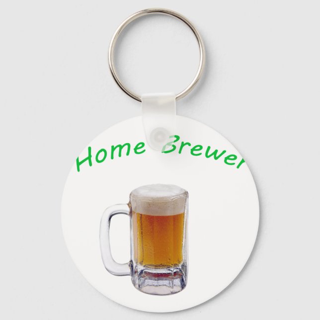 Home Brewer Keychain (Front)