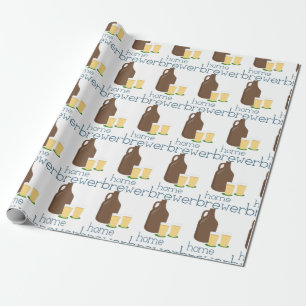 Home Brewer Wrapping Paper