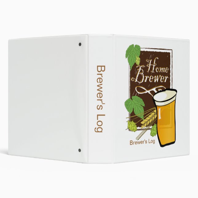 Home Brewer's Log Binder (Background)