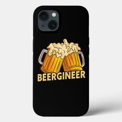 Home Brewing Beergineer Craft Beer Brewer iPhone 13 Case