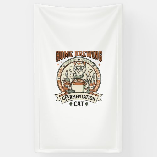 Home Brewing Fermentation Cat Home Brewing Ferment Banner