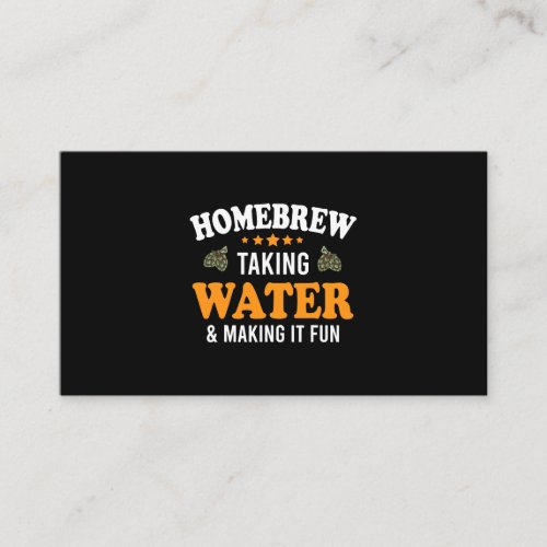 Home Brewing Kit for Craft Beer Start Homebrewing  Business Card