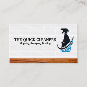 Home Bubbles Logo Cleaning Spray Business Card