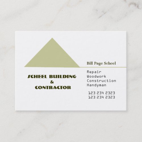 Home Builder Business Card