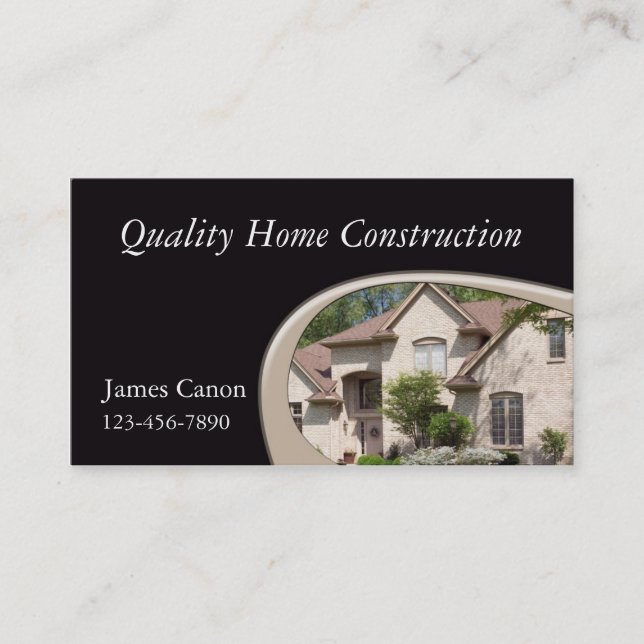Home Builder Business Card (Front)