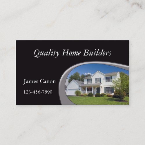Home Builder Business Card Templates
