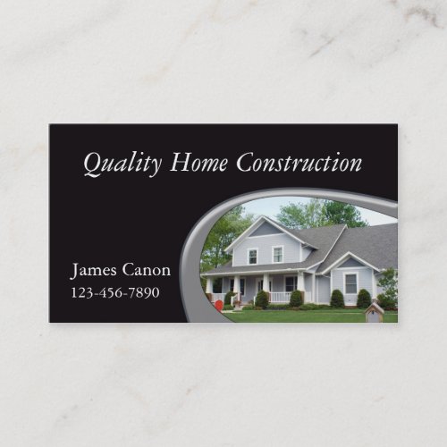 Home Builder Business Card Templates