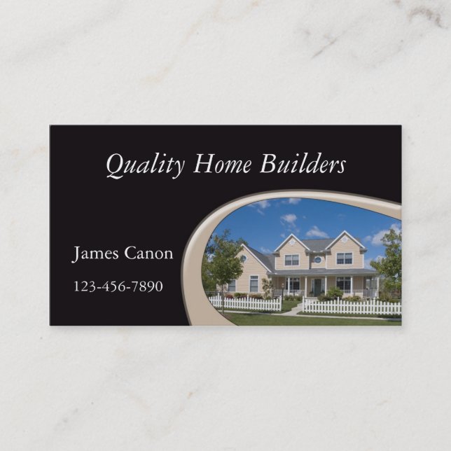 Home Builder Business Card (Front)