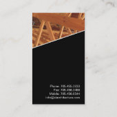 Home Building - Business Cards (Back)
