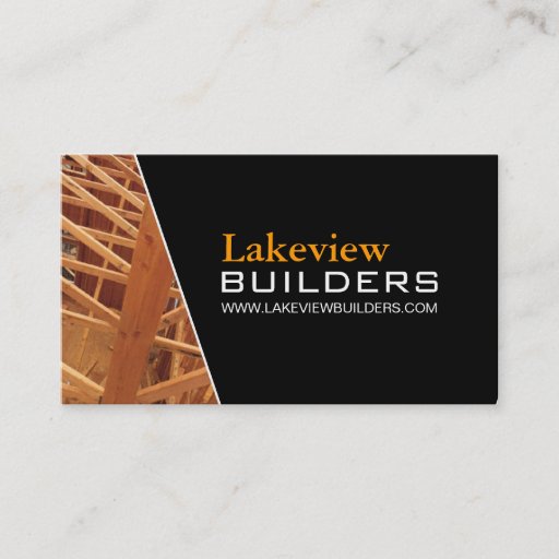 Customizable Home Building - Business Cards