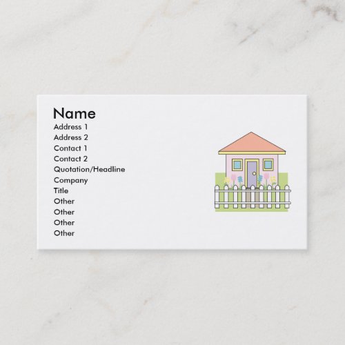Home Business Card