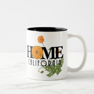 HOME California Poppies 11oz Two-Tone Coffee Mug