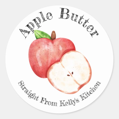Home Canning Business Apple Butter Food Label