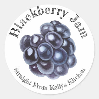 Home Canning Business Blackberry Jam Food Label