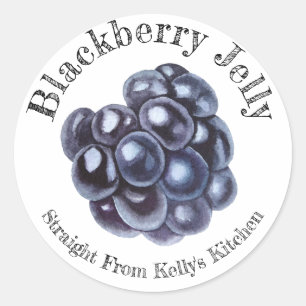 Home Canning Business Blackberry Jelly Food Label