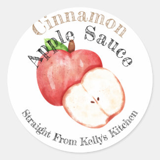 Home Canning Business Cinnamon Apple Sauce Label
