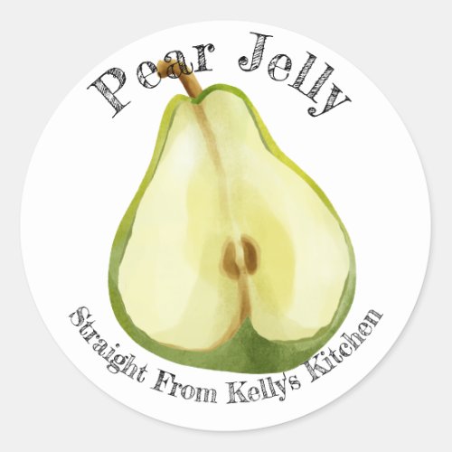 Home Canning Business Pear Jelly Food Label