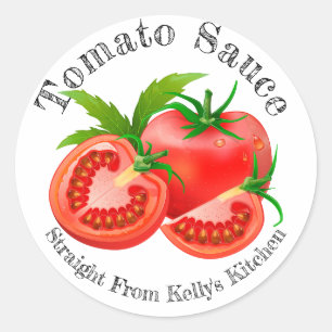 Home Canning Business Tomato Sauce Food Label