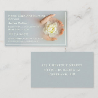 Home Care And Nursing Service Business Card