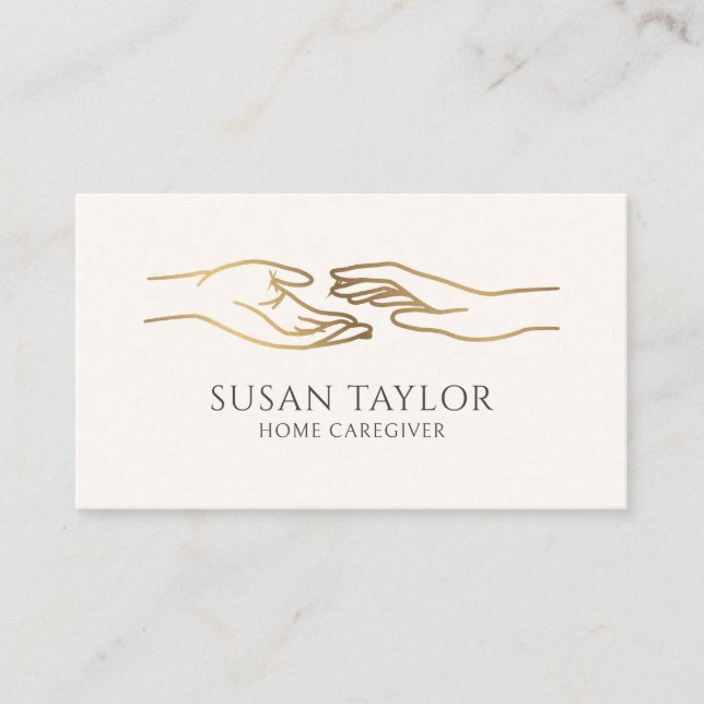 Home Caregiver Business Card (Front)