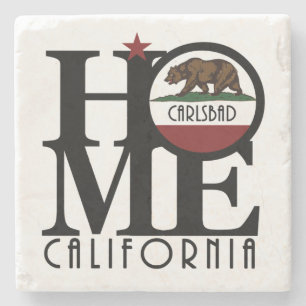 HOME Carlsbad California Stone Coaster