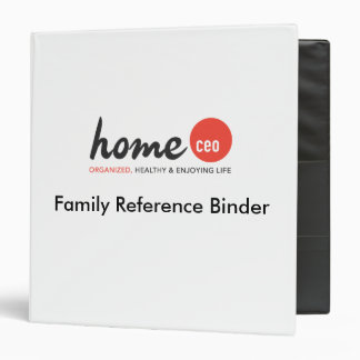 Home CEO Logo (Color), Family Reference Binder
