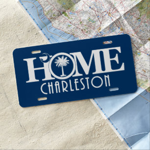 HOME Charleston SC License Plate