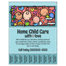 Home Child Care Child Care Promotional Tear Sheet