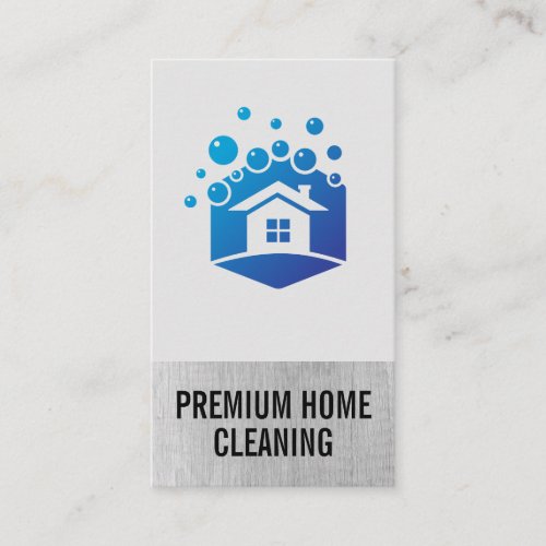 Home Cleaners  Maid  House Bubbles Business Card