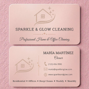 Home Cleaning Service Business Card