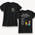Home Cleaning Service Modern Woman Black T-Shirt<br><div class="desc">Look professional and approachable in this bold black cleaning service t-shirt featuring a cheerful modern character and your full service list. Perfect for house cleaners who want to represent their brand with confidence during every job or client visit.</div>