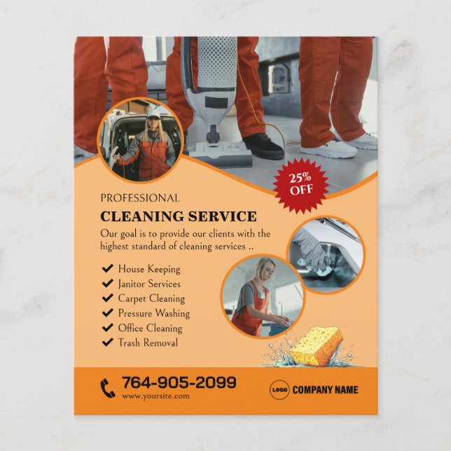 Home Cleaning Services Flyer (Front)