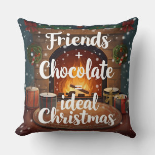 Home Coat, bedroom, gift Throw Pillow