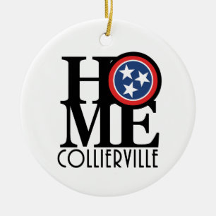 HOME Collierville Ceramic Ornament